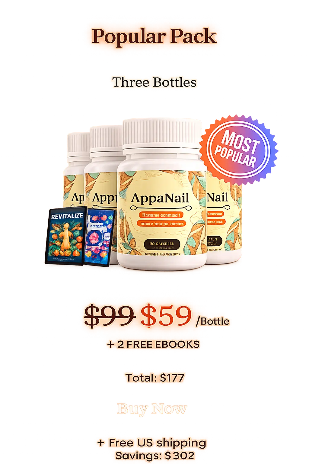 AppaNail three bottles order